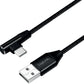 LogiLink USB 2.0-kabel, USB-A - USB-C-stekker, 1,0 m, rood