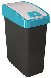 keeeper afvalbak magne, 25 liter, zilver/grijs