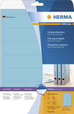 HERMA dossier-etiketten rug SPECIAL, 192 x 38 mm, blauw