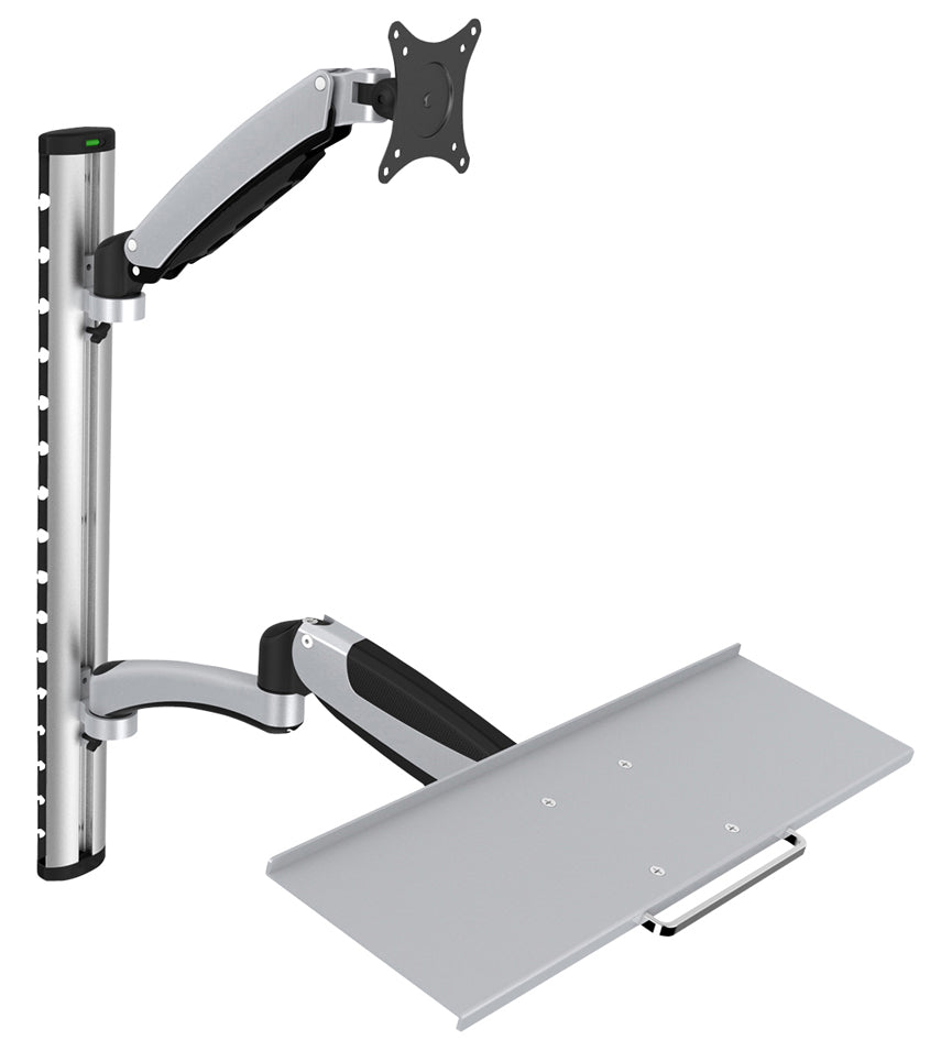 DIGITUS LCD/LED monitorarm, met toetsenbordhouder