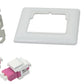 LogiLink aansluitdoos, 2 x LC duplexkoppeling, wit