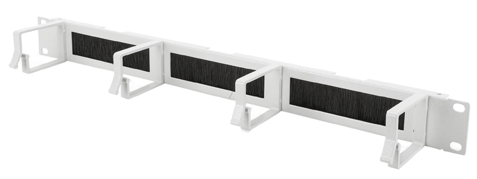DIGITUS 19 patchpaneel, 4 kabelmanagementbeugels, zwart