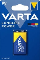 VARTA Alkaline Batterie LONGLIFE Power, E-Block (9V/6LR61)