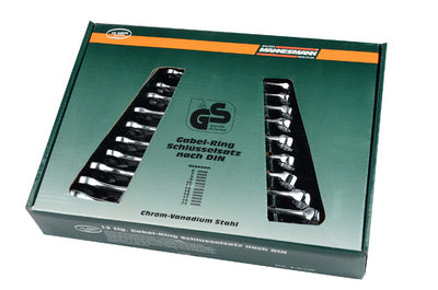 BRÜDER MANNESMANN Combinatiesleutelset, 12 stuks