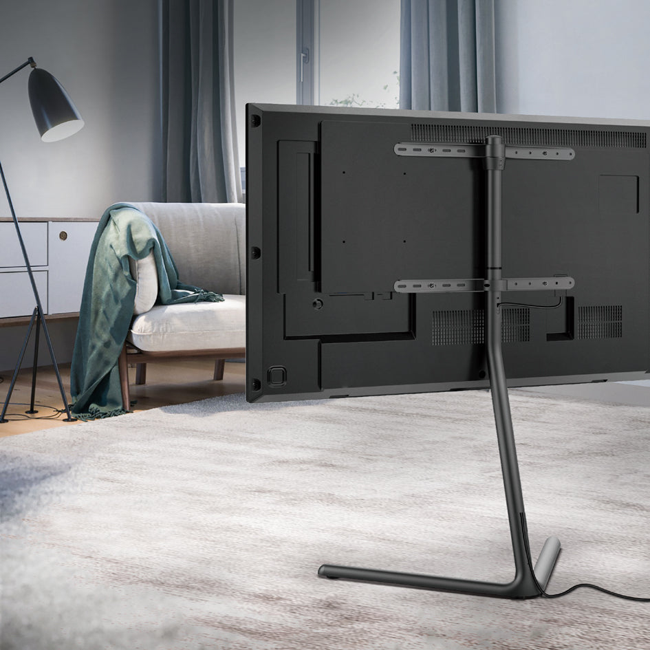 LogiLink TV-standaard, voor 124,46 - 177,80 cm, V-voet, zwart
