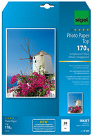 sigel InkJet Top fotopapier, DIN A4, hoogglans, 125 g/m2