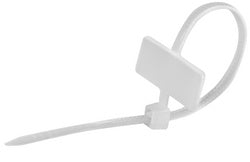 LogiLink kabelbinder met etiketveld, nylon, wit
