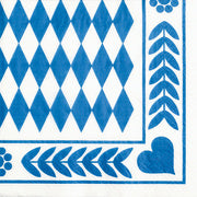 PAPSTAR Motief Servetten Beiers Blauw, 330 x 330 mm
