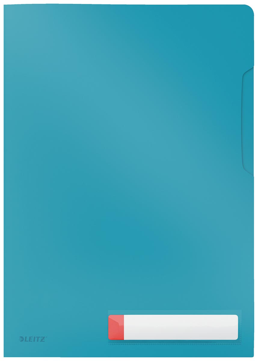 Leitz Cosy L-map, ft A4,  PP van 200 micron, ondoorzichtig, blauw