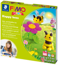 FIMO kinderen Modelleer-Set Vorm & Speel Gelukkige Bijen, Niveau 3