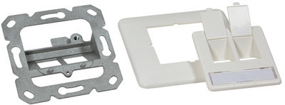 LogiLink inbouwdoos voor Keystone modules, 2-voudig, zuiver wit