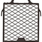 WESTEX schraaprooster kunststof, 180 x 220 mm, zwart