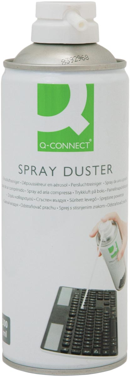 Q-Connect onontvlambare persluchtreiniger, spuitbus van 300 ml