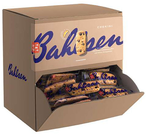 Bahlsen biscuit Chokini, display
