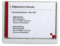 DURABLE CLICK SIGN deurbord, DIN A5, wit