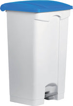 helit pedaalemmer de stap, 90 liter, wit/geel