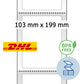 HERMA direct thermische verzendetiketten, 103 x 199 mm