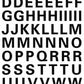HERMA lettersticker A-Z, folie zwart, 20 x 20 mm