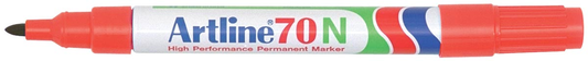 Permanent marker Artline 70 rood