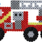 Hama strijkkralen midi brandweer, geschenkverpakking