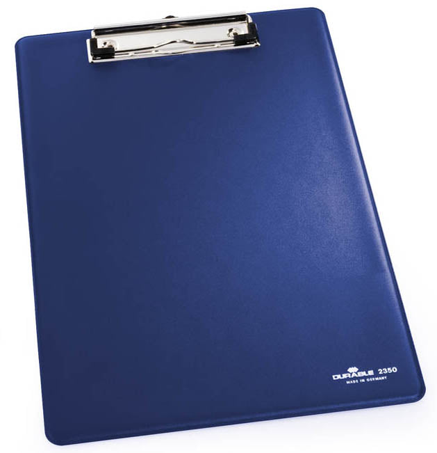 DURABLE klembord, DIN A4, donkerblauw, met zakje