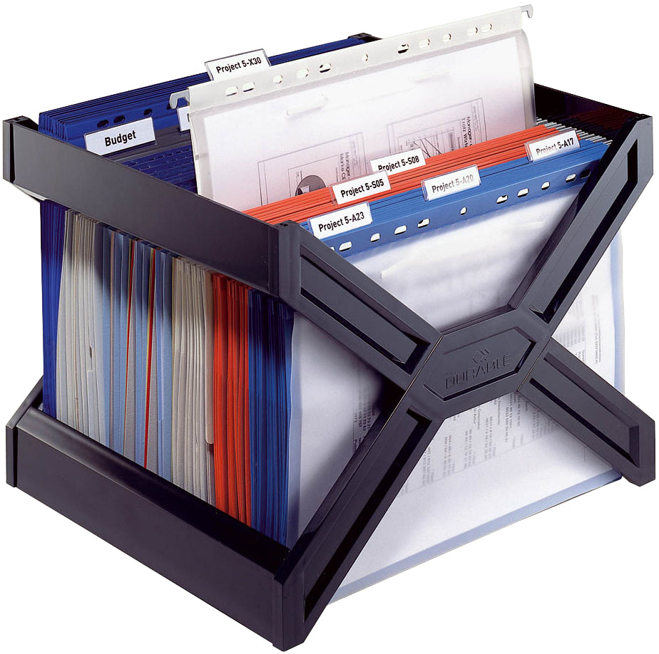 DURABLE CARRY plus hangmappenmand, zwart