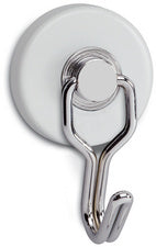MAUL magneet met carrouselhaak, diameter: 35 mm, wit
