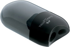 FABER-CASTELL dubbele puntenslijper, zwart
