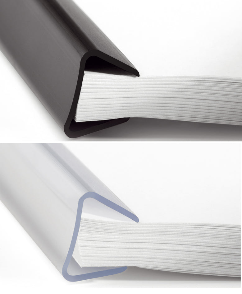 DURABLE clip rail, DIN A4, vulhoogte: 10-12mm, transparant
