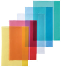 herlitz dossierbeschermer DIN A4, PP, transparant-geel