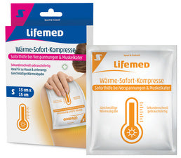 Lifemed Instant Warmte Kompres, 150 x 130 mm, wit