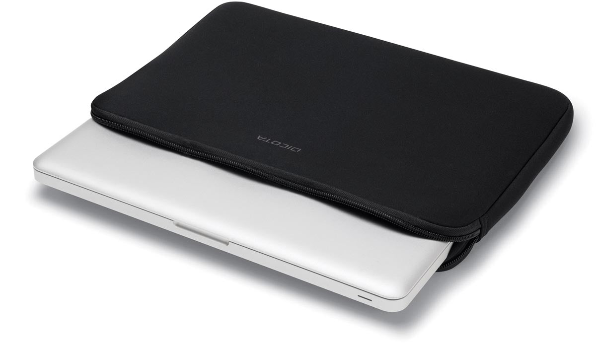 Dicota sleeve skin perfect, voor laptops tot, 15,1 inch, zwart