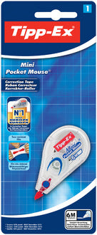 Tipp-Ex correctieroller Mini Pocket Muis, blisterverpakking