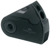 FABER-CASTELL dubbele puntenslijper SLEEVE, zwart