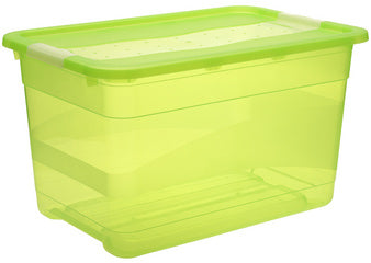keeeper opbergdoos cornelia, 52 liter, transparant