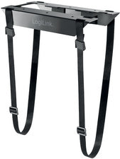 LogiLink CPU houder strap systeem, gemaakt van staal, zwart