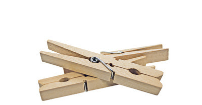 Peggy Perfect wasknijpers, gemaakt van hout, lengte: 75 mm
