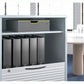 DURABLE VARICOLOR 1 SAFE ladebox, grijs, afsluitbaar