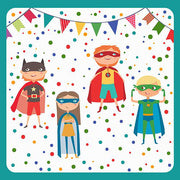 PAPSTAR Servetten met superheldenmotief, 330 x 330 mm