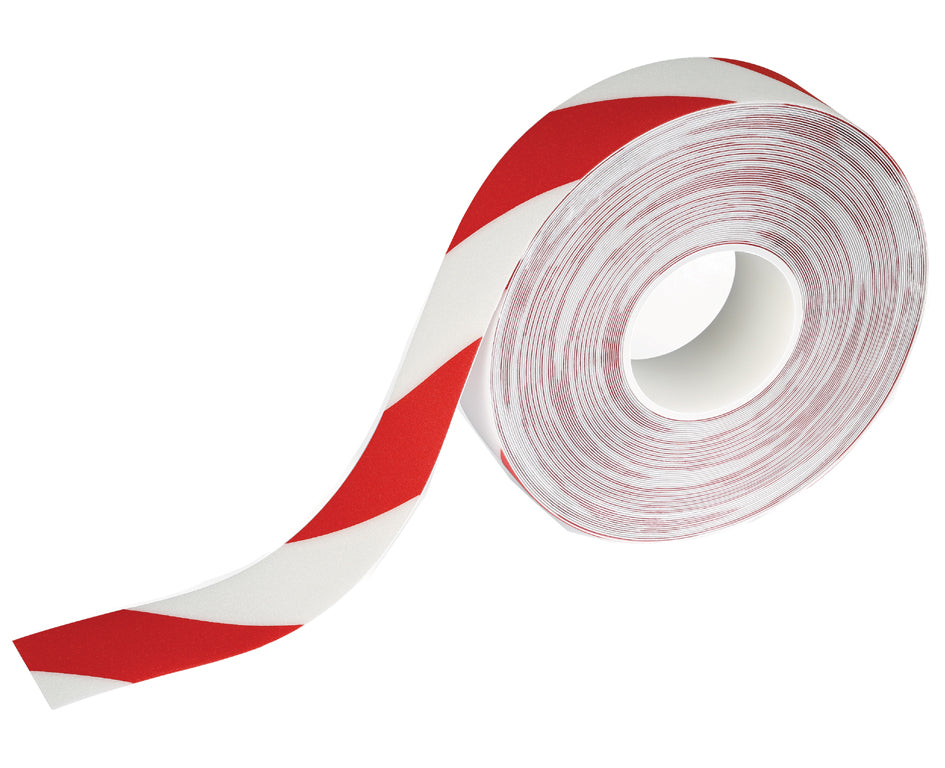 DUURZAAM Vloermarkeringstape DURALINE STRONG, rood/wit