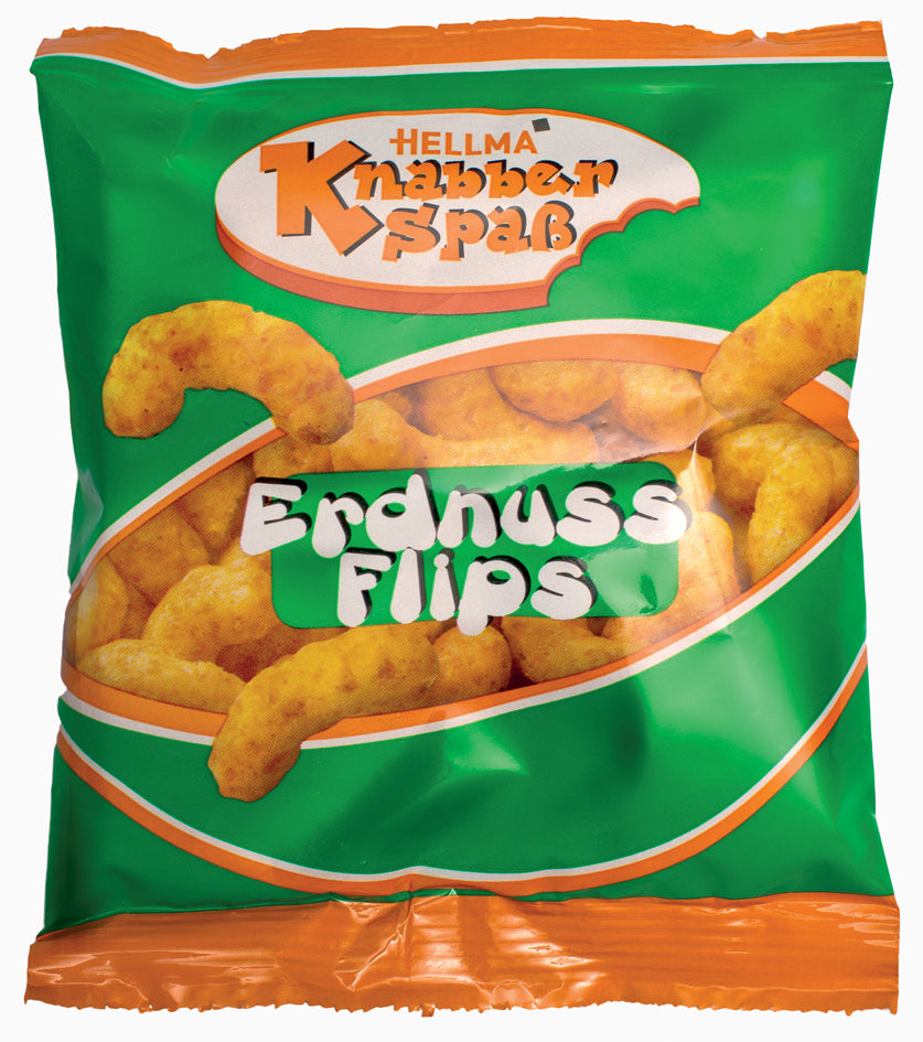 HELLMA pinda flips, in een portiezakje van 8 g