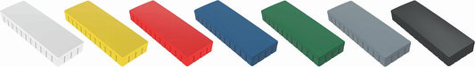Maul magneet MAULsolid, ft 54 x 19 mm, geassorteerde kleuren, doos van 10 stuks