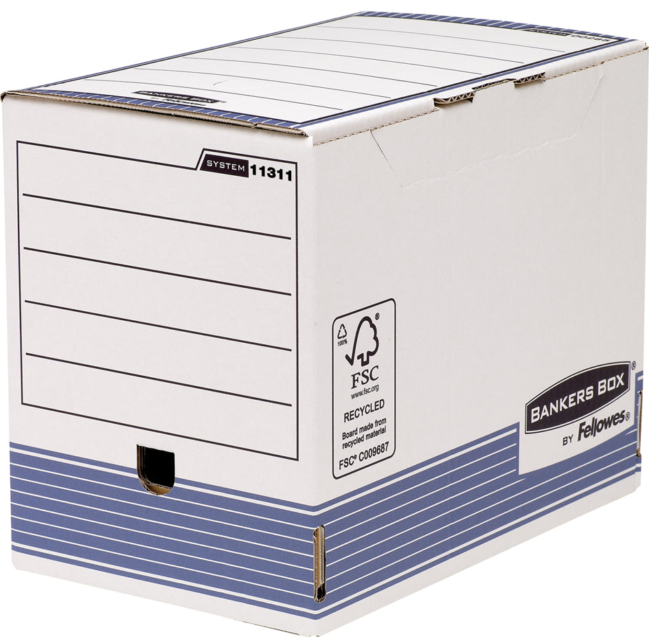 Fellowes BANKERS BOX SYSTEM archiefdoos, blauw, (B)100mm