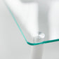DIGITUS monitorstandaard, glas, wit