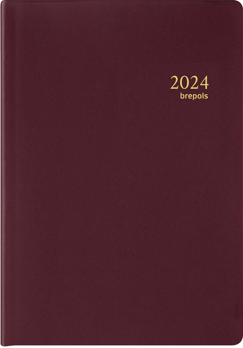 Brepols agenda Armada Seta 4-talig, bordeaux, 2024
