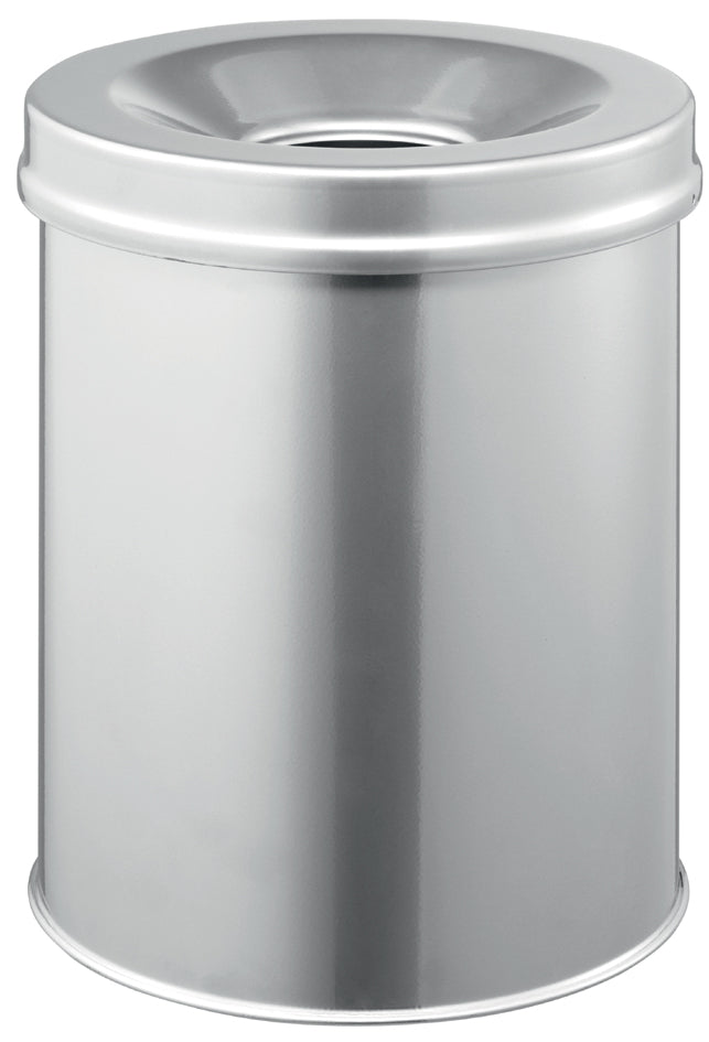 DURABLE SAFE papierbak, rond, 15 liter, grijs