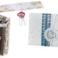 folia seal set, incl. houten handvat, seal motieven, seal wax