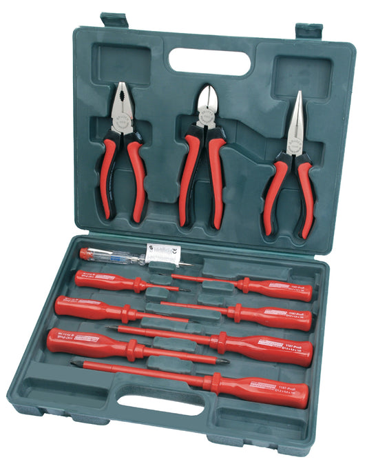 BRÜDER MANNESMANN Schroevendraaier & Tangen set, 11 stuks