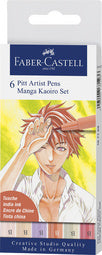 FABER-CASTELL PITT tekenpen, inktpotlood, set van 6