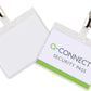 Q-CONNECT badge met clip 90 x 60 mm